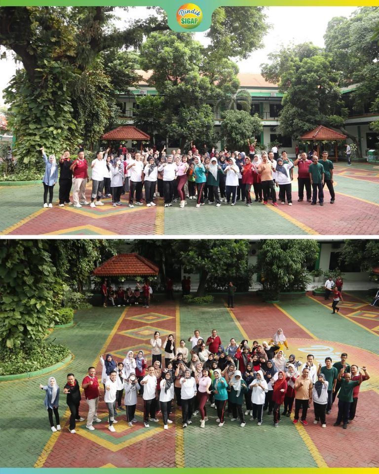 JAGA KESEHATAN, DINDIK KOTA MADIUN GELAR SENAM PAGI BERSAMAMADIUN – Dinas Pendidikan Kota Madiun (6)