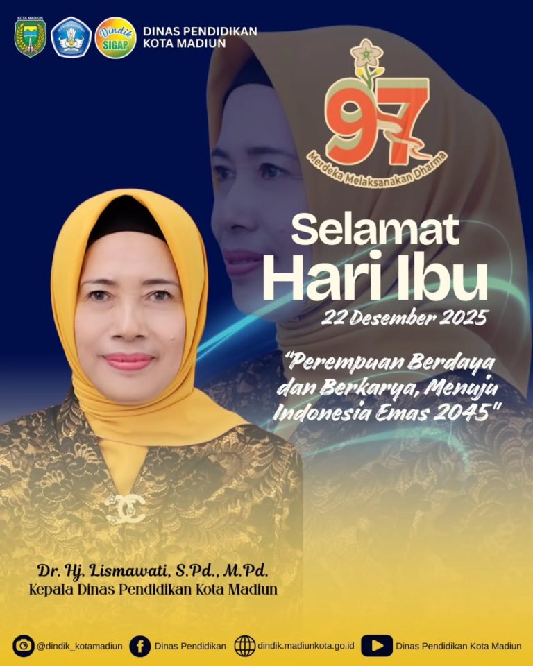 Dalam rangka memperingati Hari Ibu ke-97 yang jatuh pada 22 Desember 2025, Dinas Pendidikan Kot