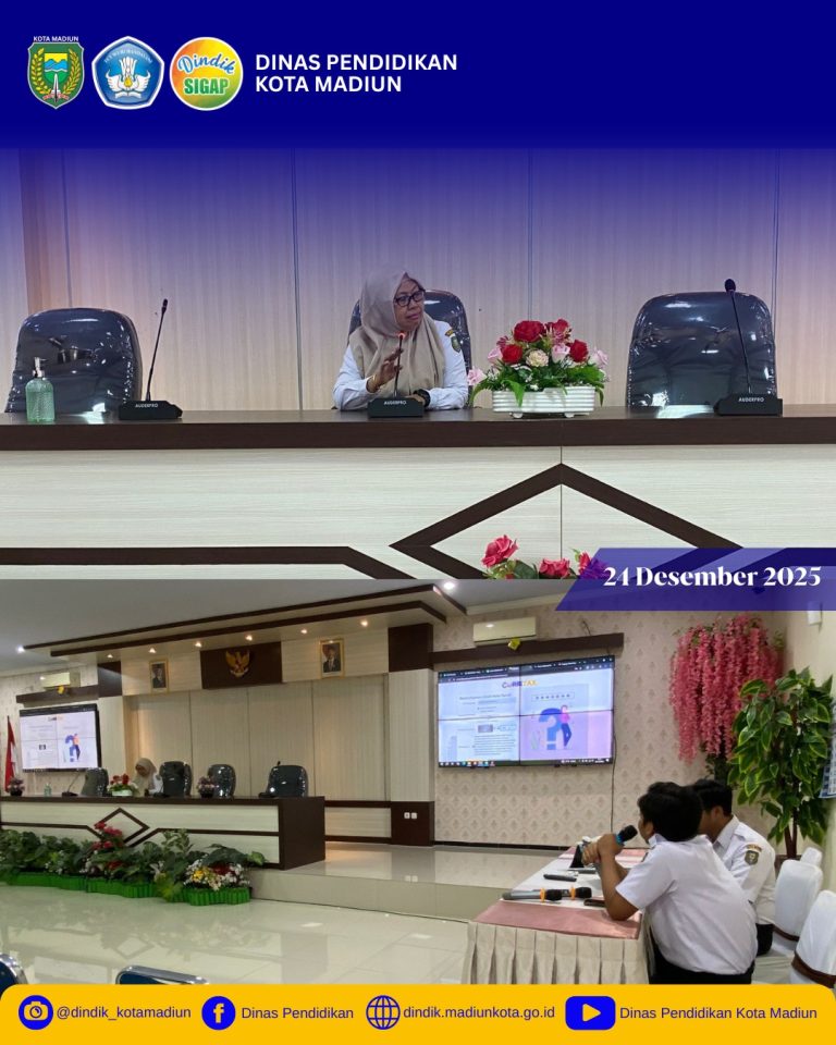 Dinas Pendidikan Kota Madiun menyelenggarakan kegiatan Aktivasi Coretax pada Selasa, 24 Desember (1)